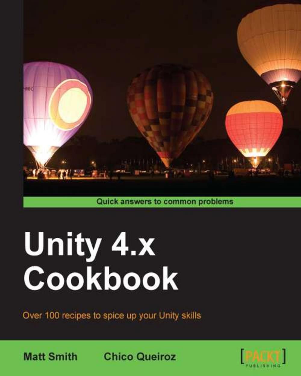 Big bigCover of Unity 4.x Cookbook