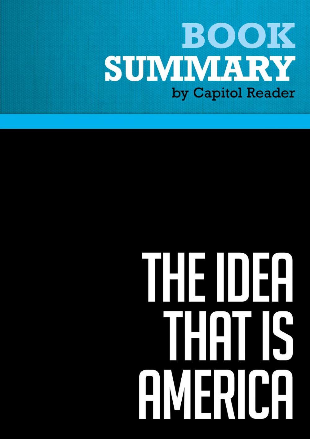 Big bigCover of Summary of The Idea that Is America: Keeping Faith with Our Values in a Dangerous World - Anne-Marie Slaughter