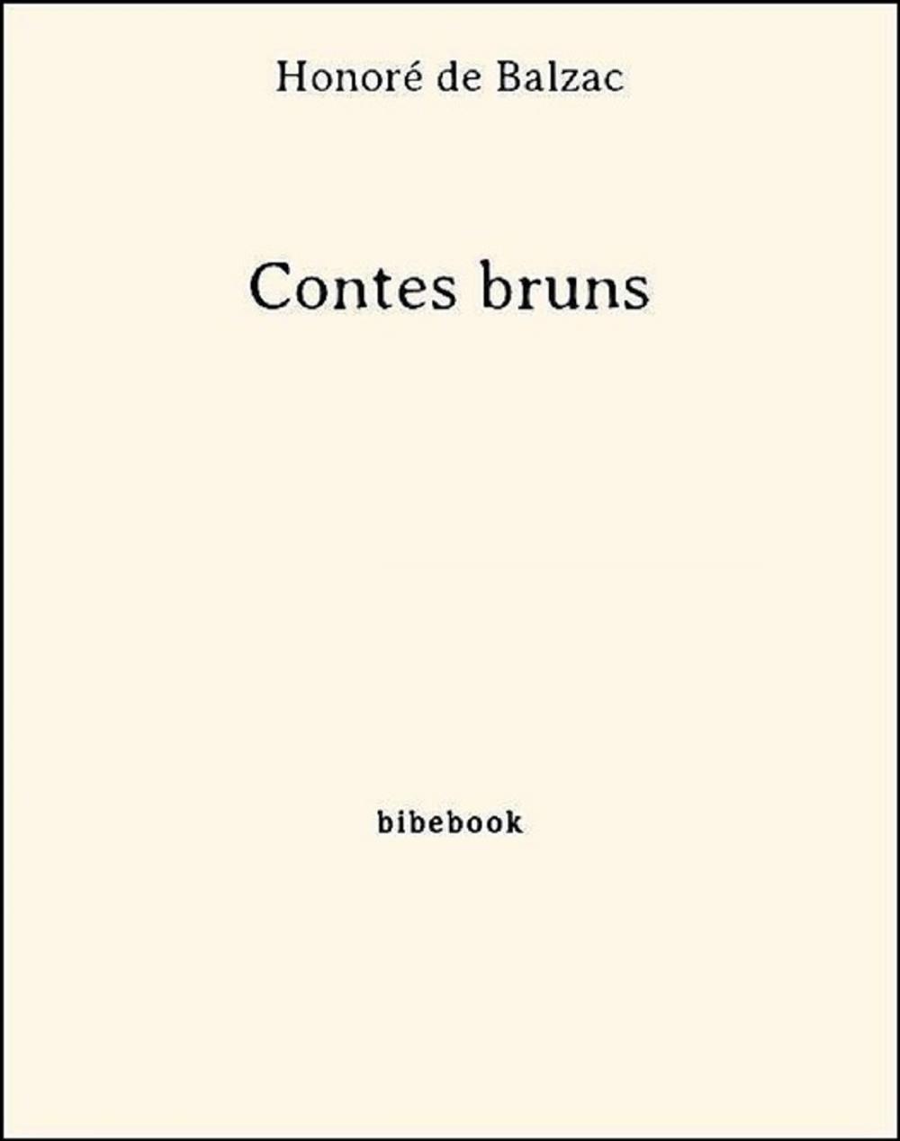 Big bigCover of Contes bruns