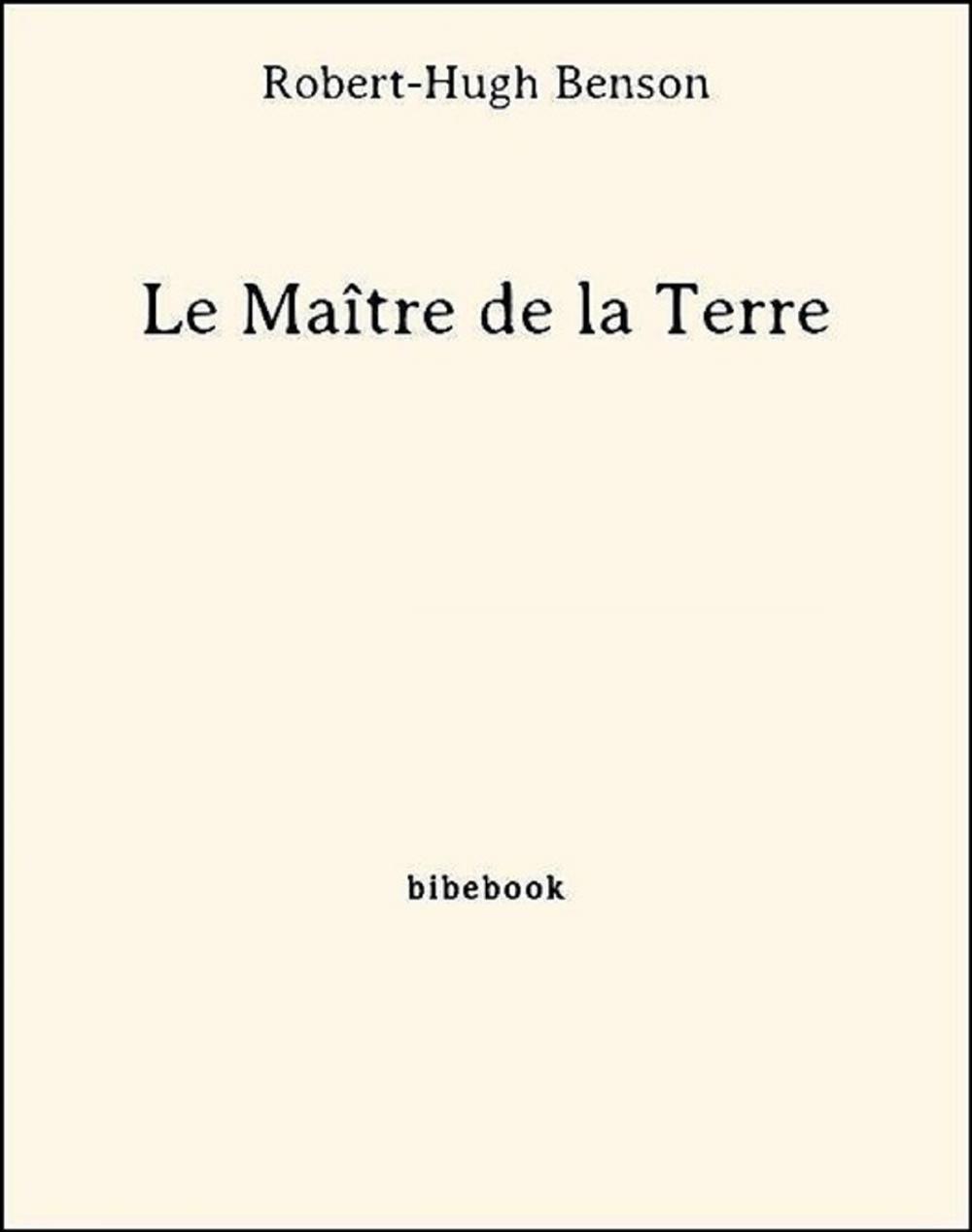 Big bigCover of Le Maître de la Terre