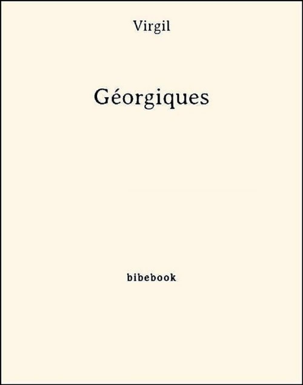 Big bigCover of Géorgiques