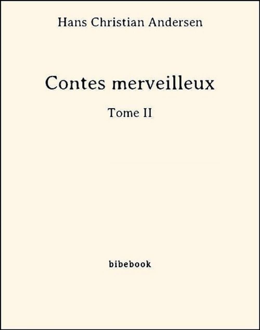 Big bigCover of Contes merveilleux - Tome II