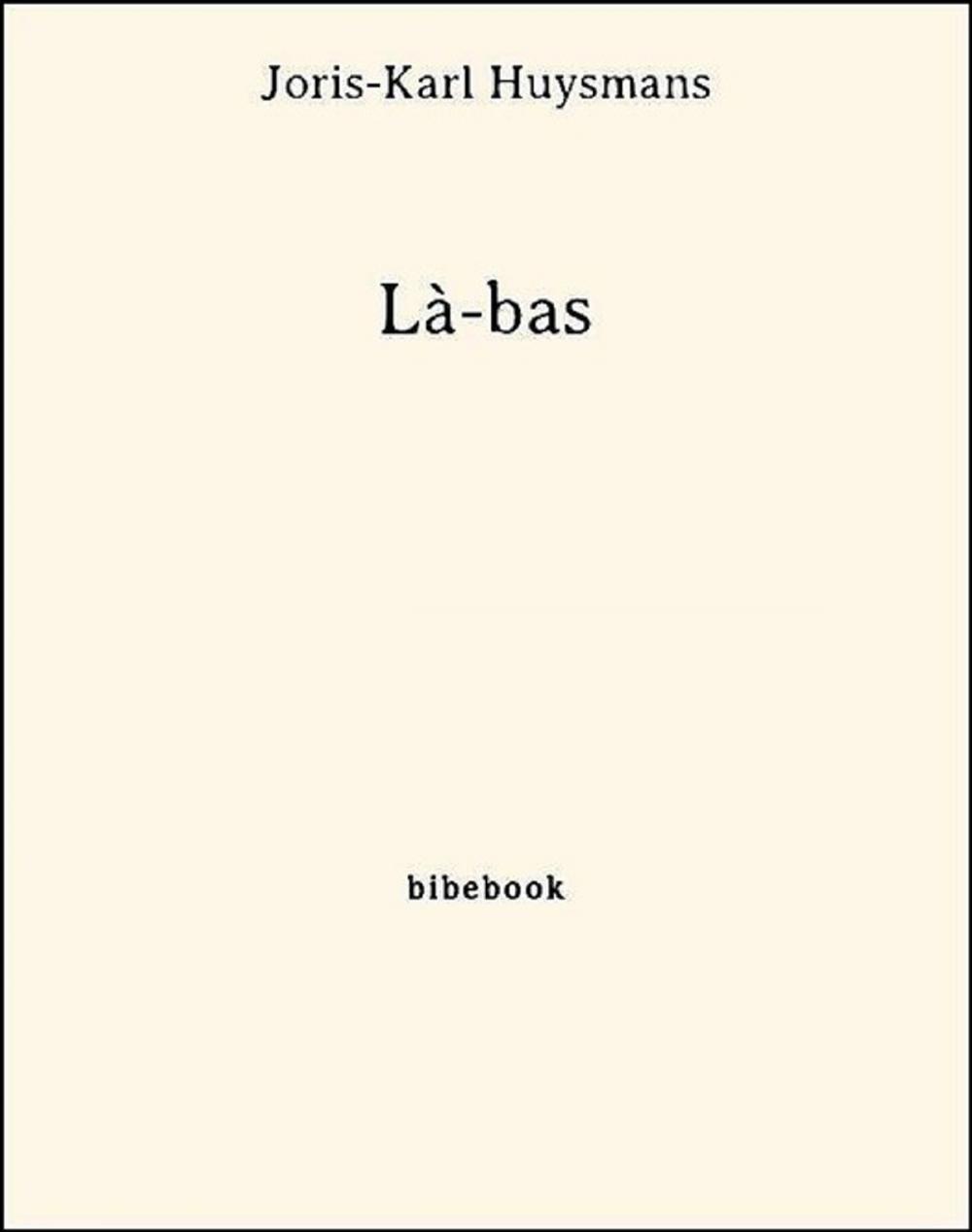 Big bigCover of Là-bas