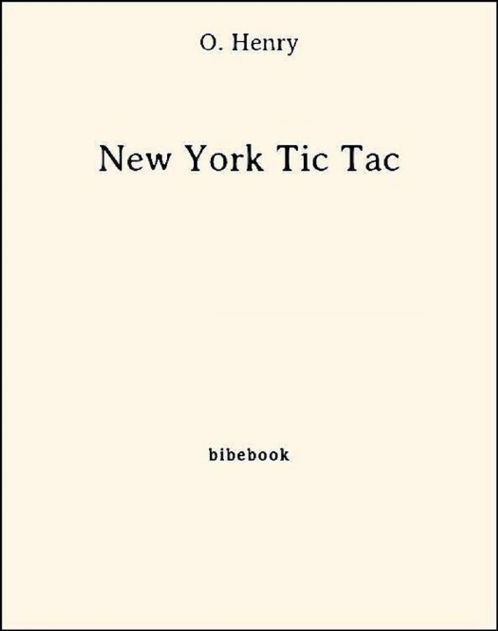 Big bigCover of New York Tic Tac