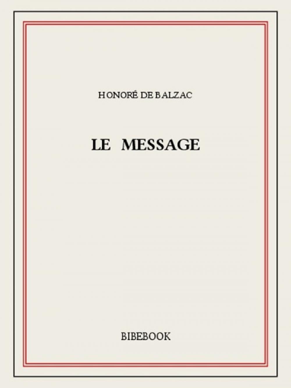 Big bigCover of Le message