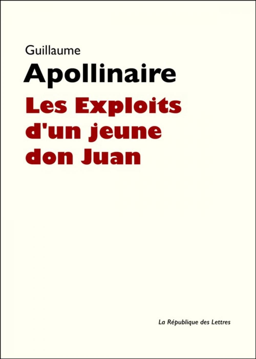 Big bigCover of Les Exploits d'un jeune don Juan