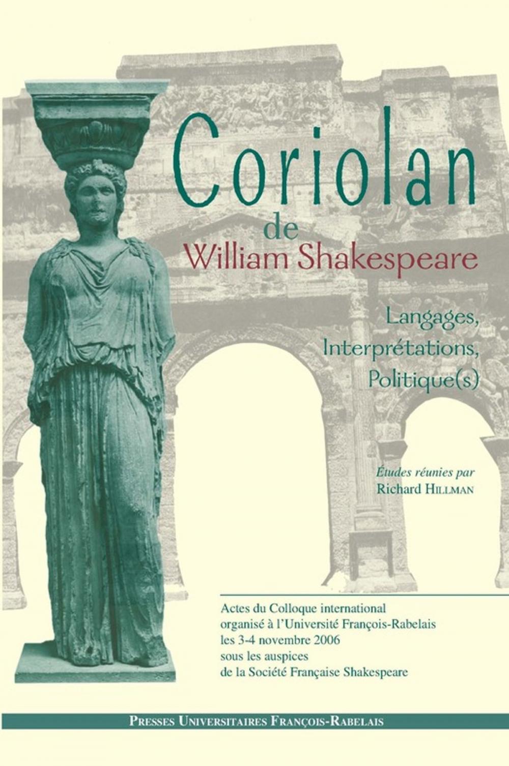Big bigCover of Coriolan de William Shakespeare