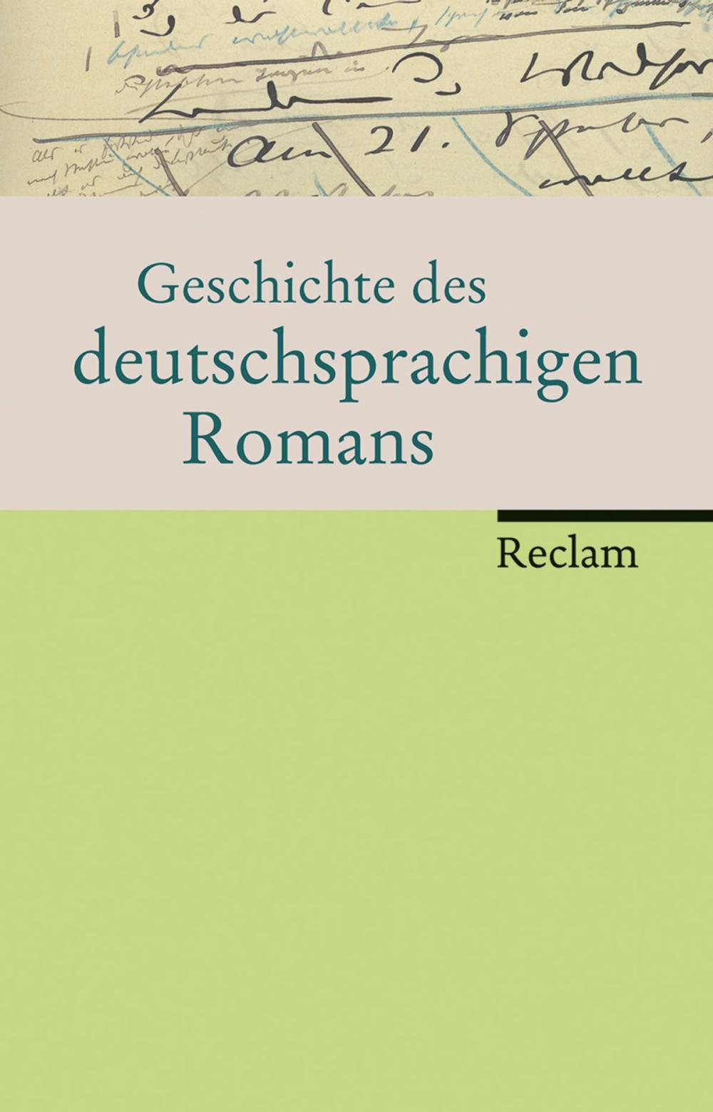 Big bigCover of Geschichte des deutschsprachigen Romans