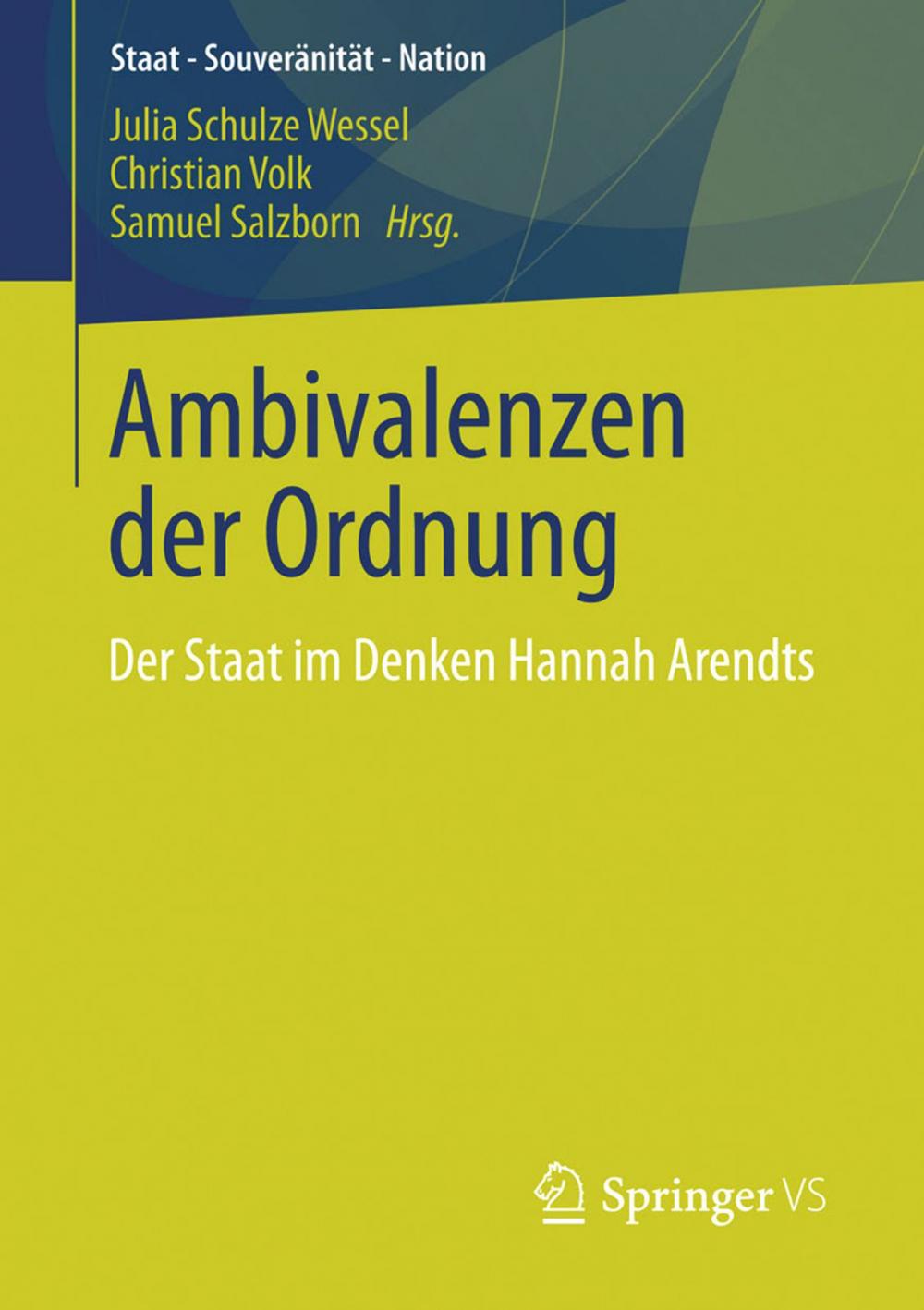 Big bigCover of Ambivalenzen der Ordnung