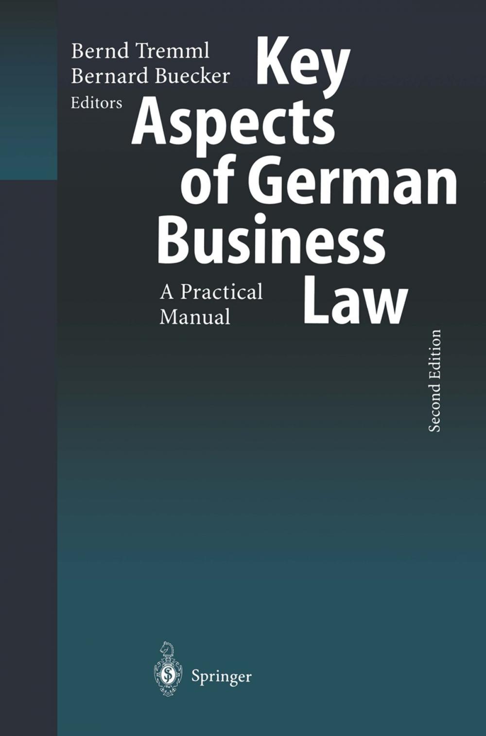 Big bigCover of Key Aspects of German Business Law