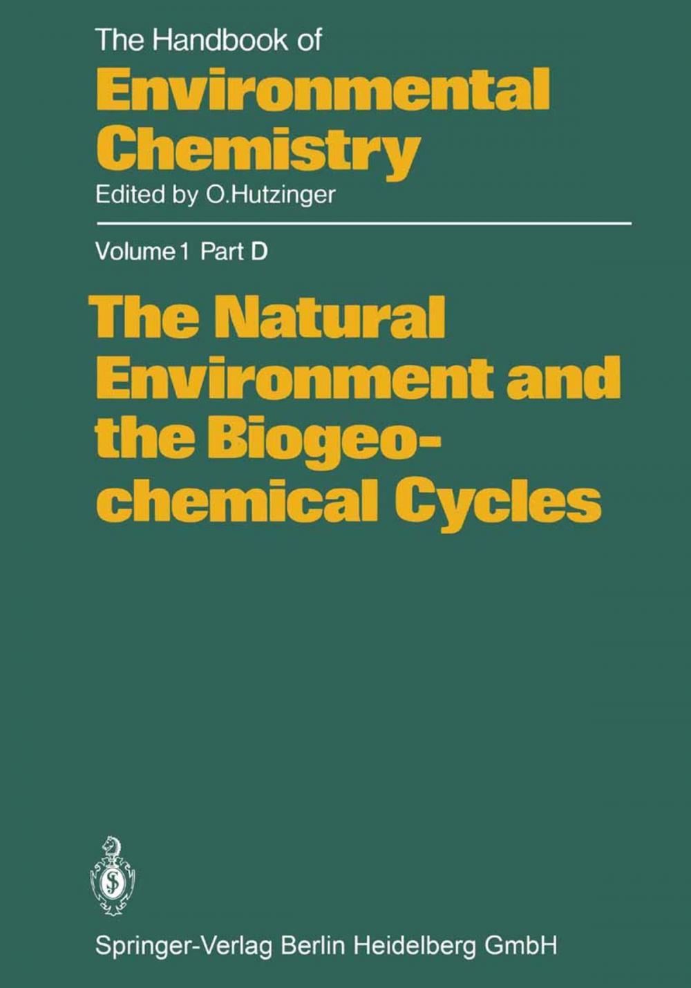 Big bigCover of The Natural Environment and the Biogeochemical Cycles