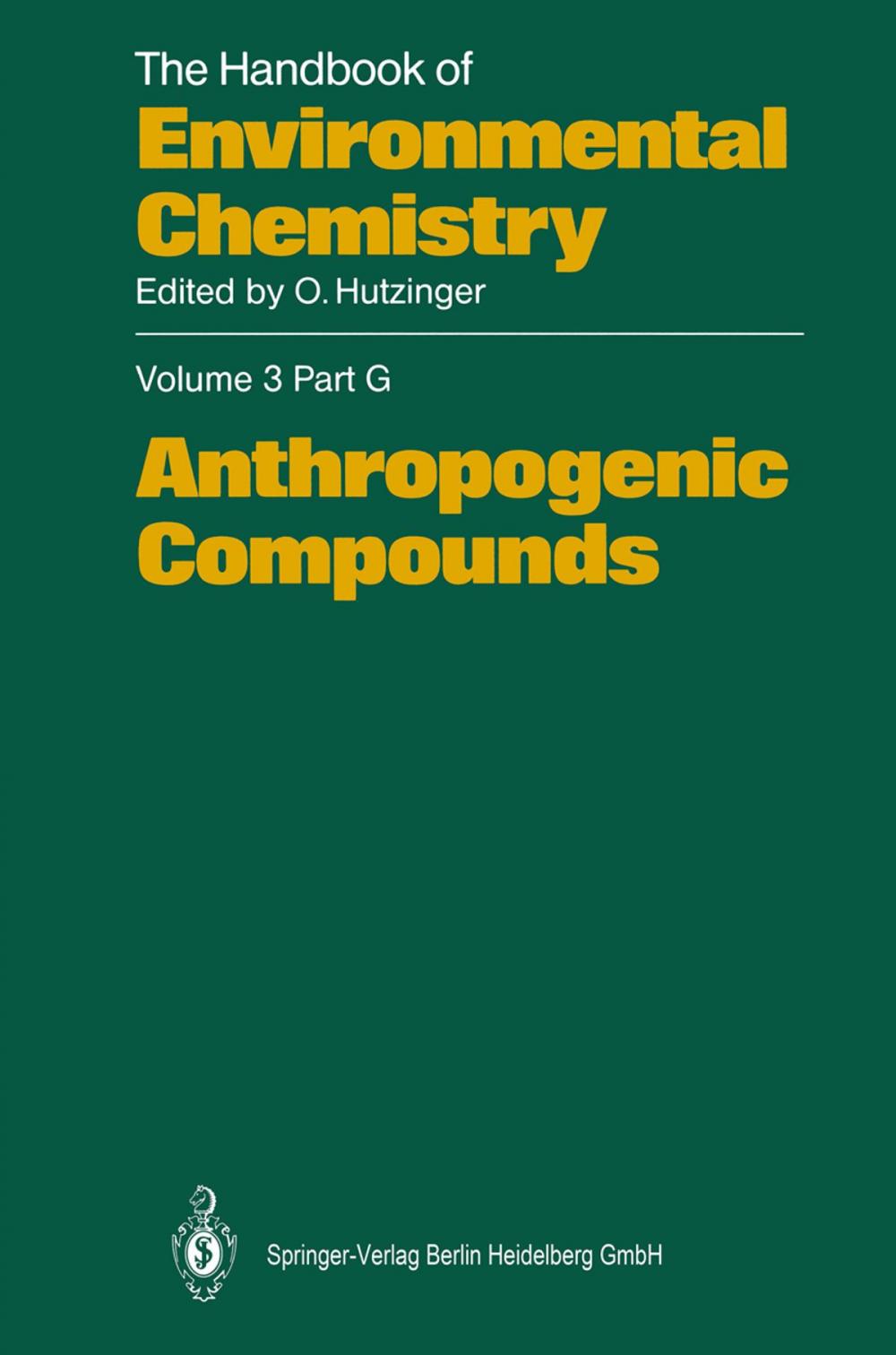 Big bigCover of Anthropogenic Compounds