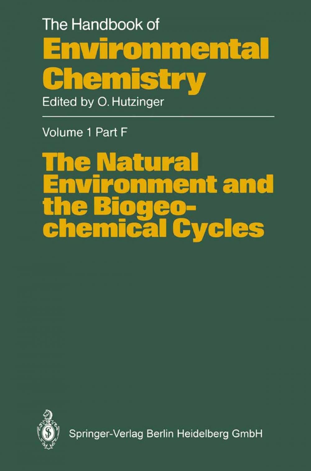 Big bigCover of The Natural Environment and the Biogeochemical Cycles