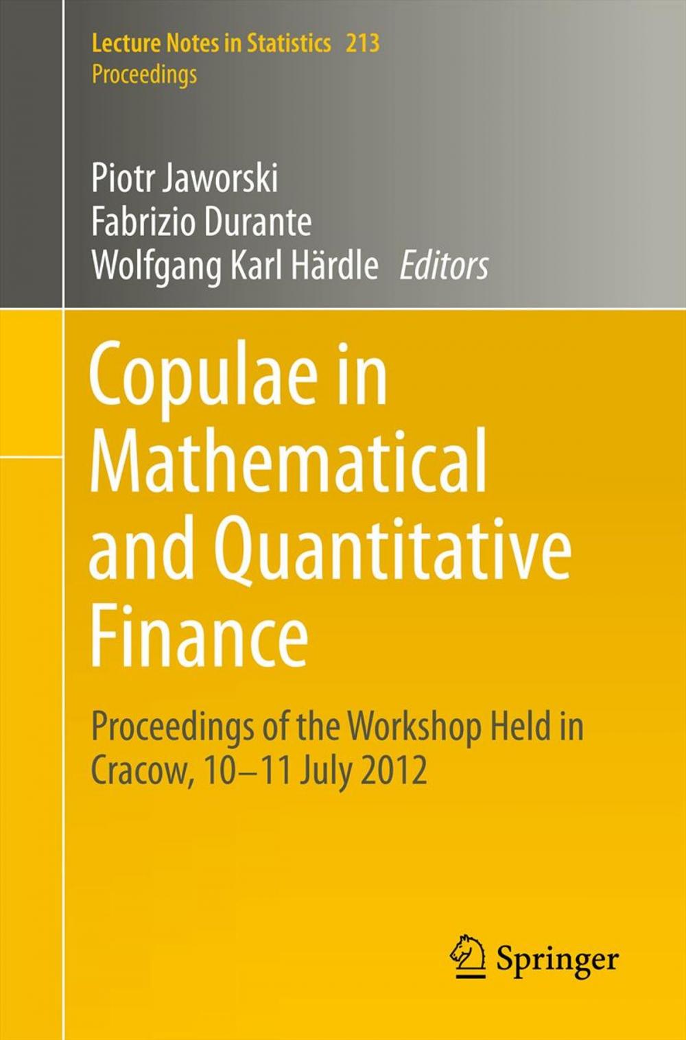 Big bigCover of Copulae in Mathematical and Quantitative Finance