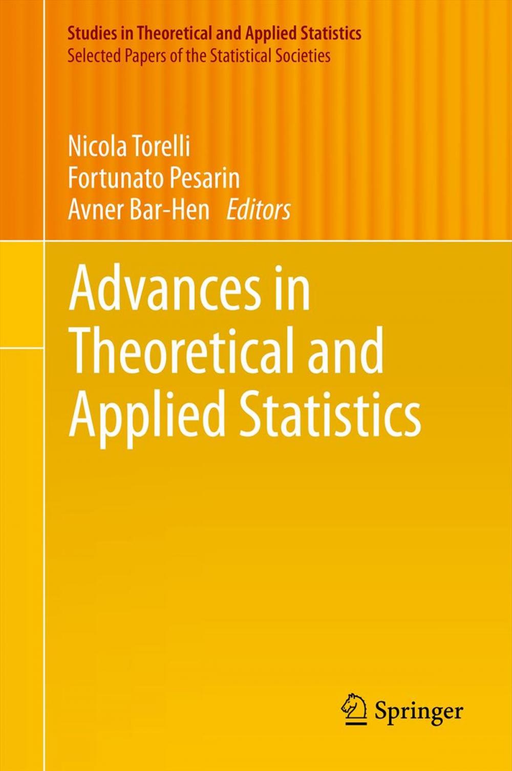 Big bigCover of Advances in Theoretical and Applied Statistics