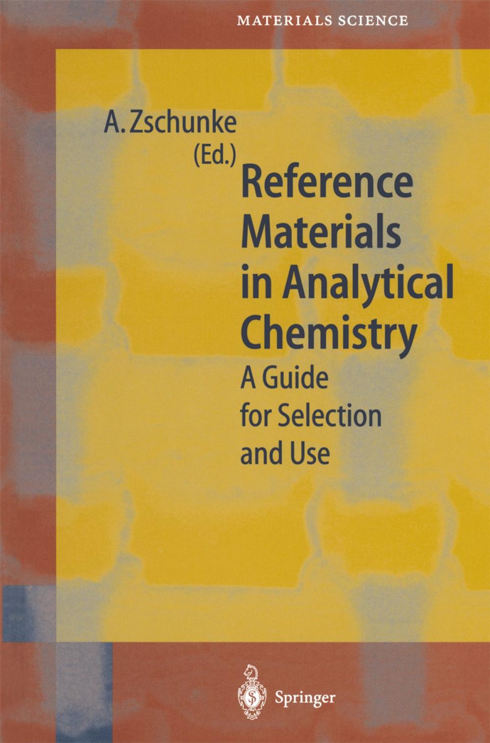 Big bigCover of Reference Materials in Analytical Chemistry