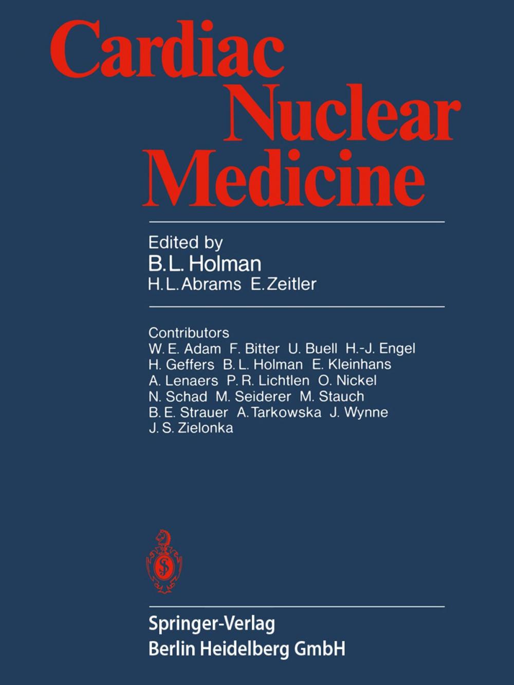 Big bigCover of Cardiac Nuclear Medicine