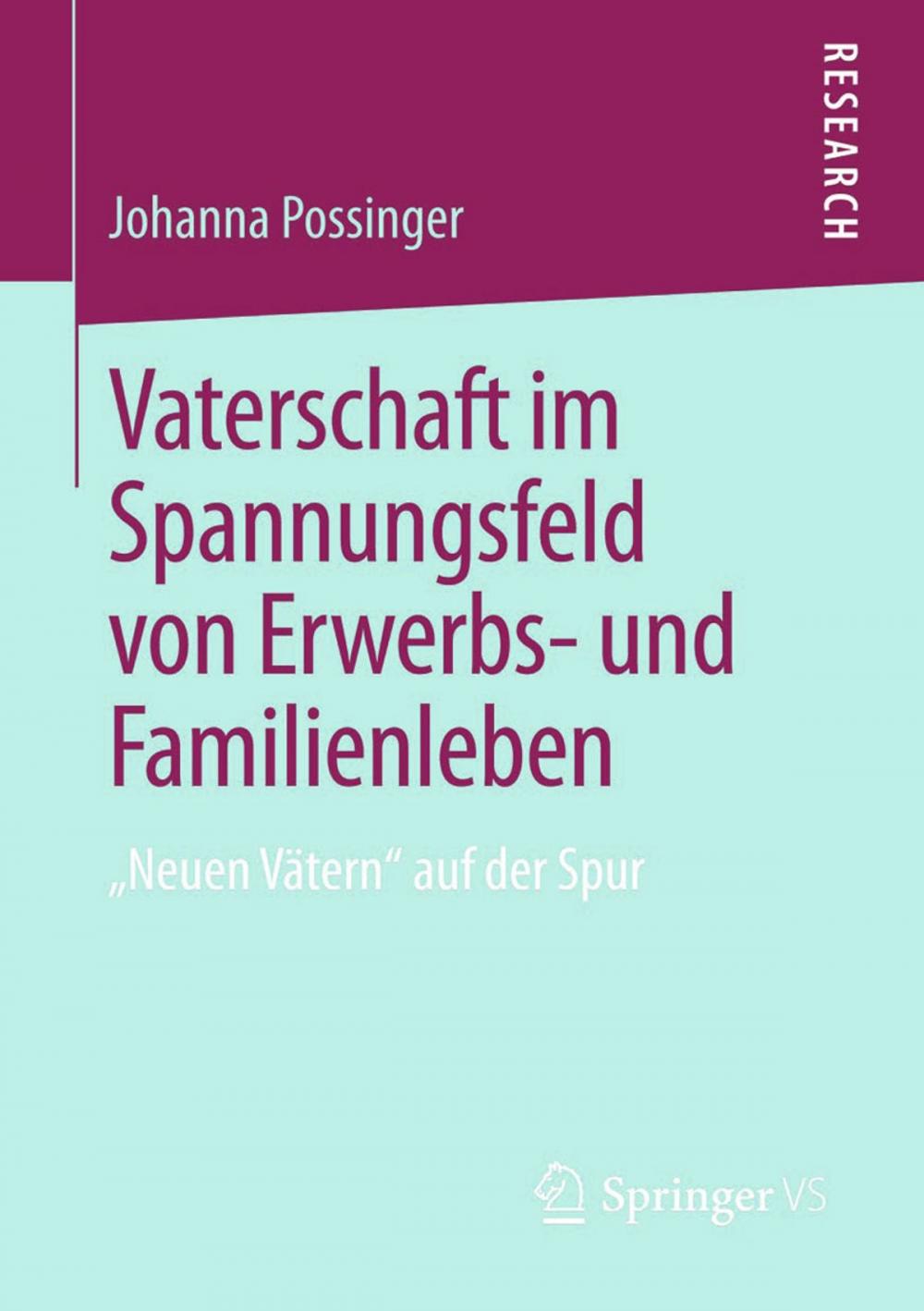 Big bigCover of Vaterschaft im Spannungsfeld von Erwerbs- und Familienleben