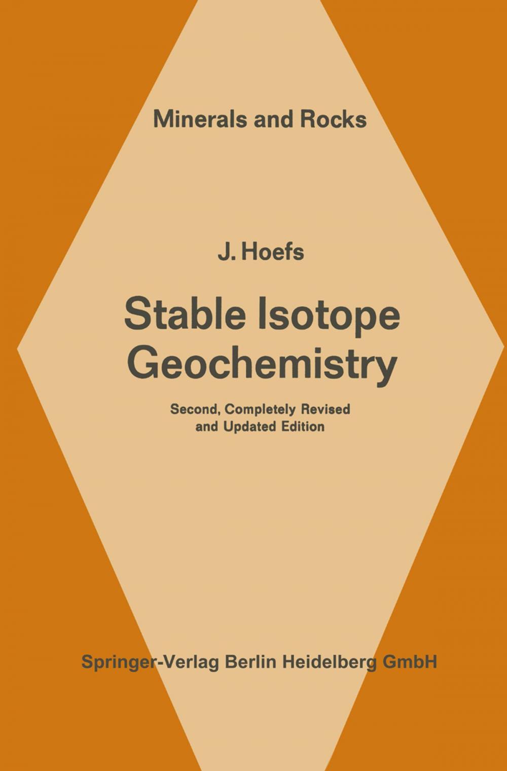 Big bigCover of Stable Isotope Geochemistry