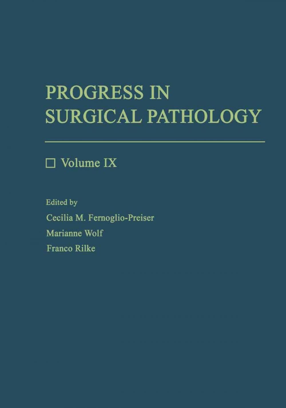 Big bigCover of Progress in Surgical Pathology