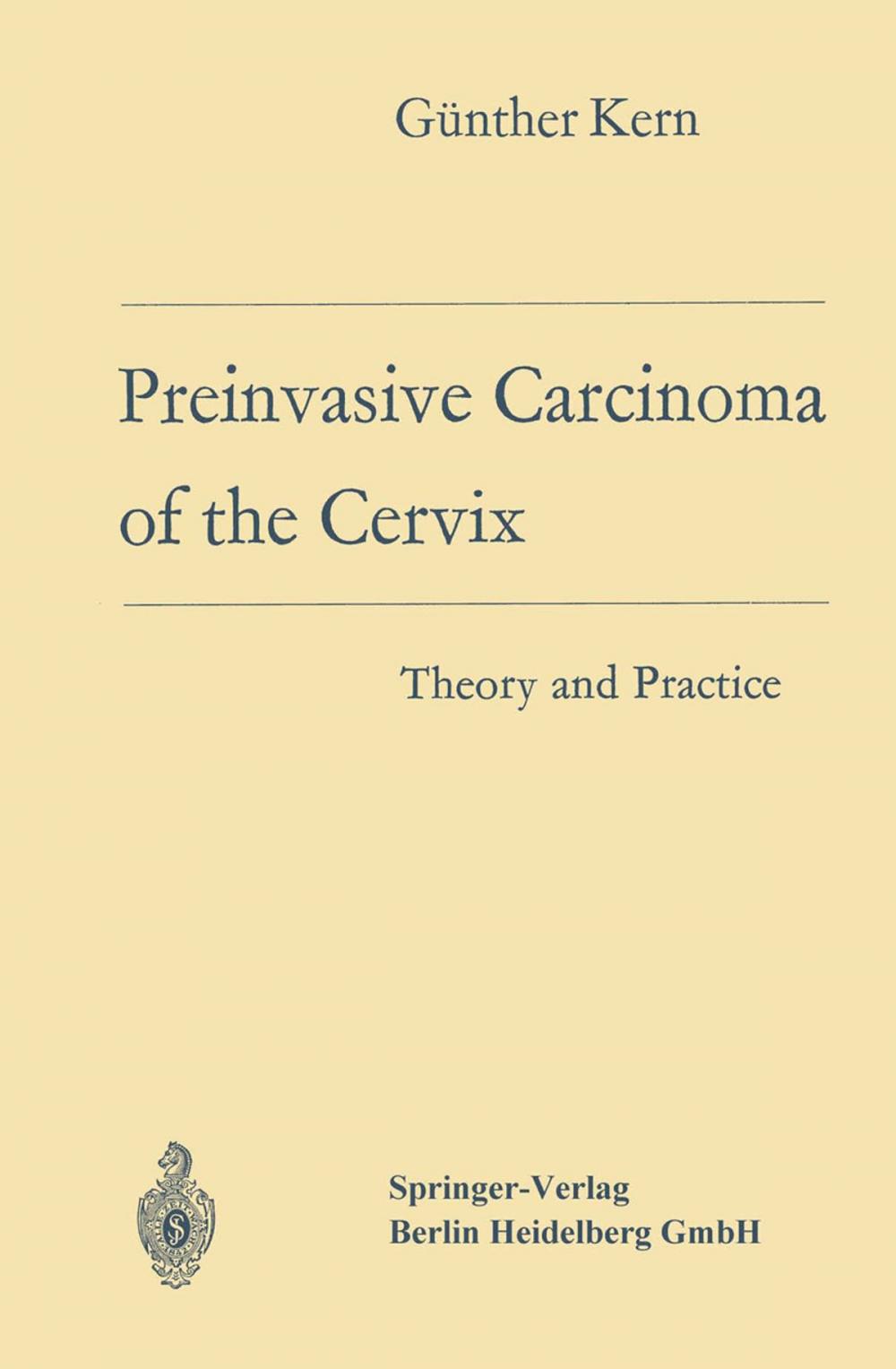 Big bigCover of Preinvasive Carcinoma of the Cervix