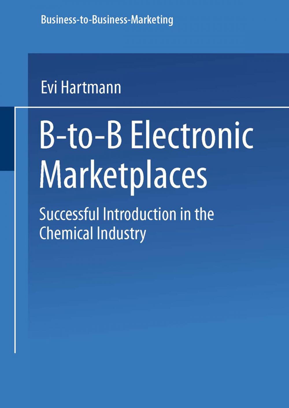 Big bigCover of B-to-B Electronic Marketplaces