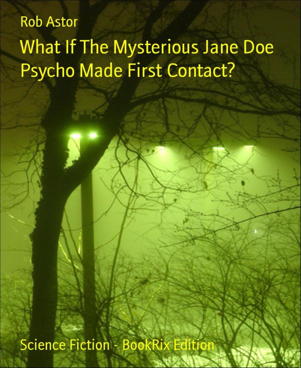 Big bigCover of What If The Mysterious Jane Doe Psycho Made First Contact?