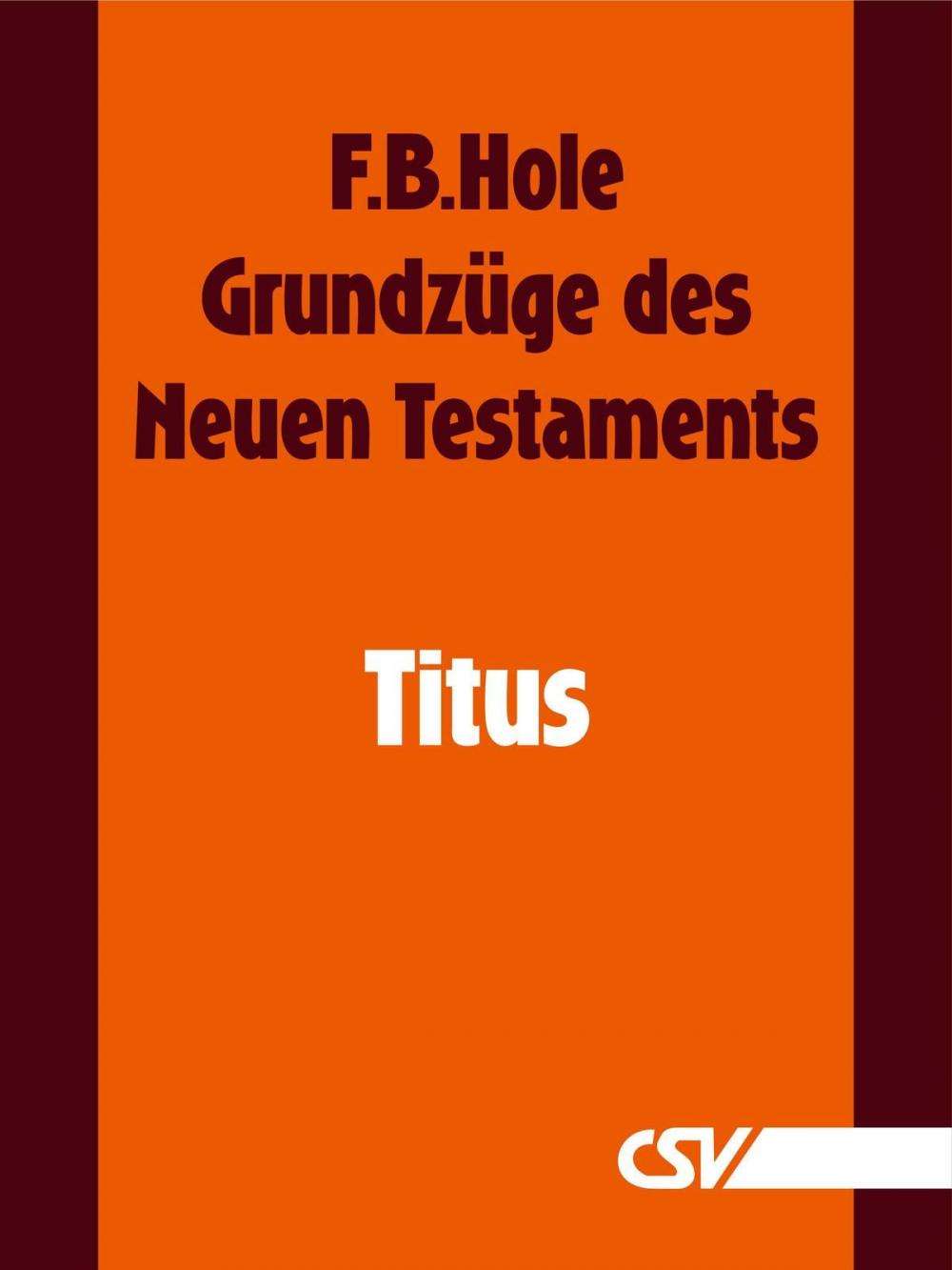 Big bigCover of Grundzüge des Neuen Testaments - Titus