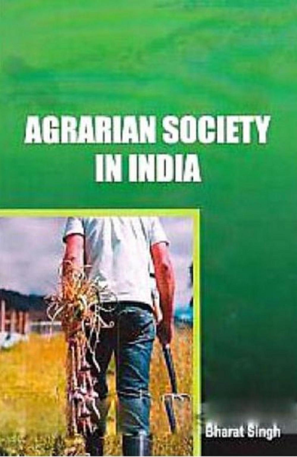 Big bigCover of Agrarian Society in India