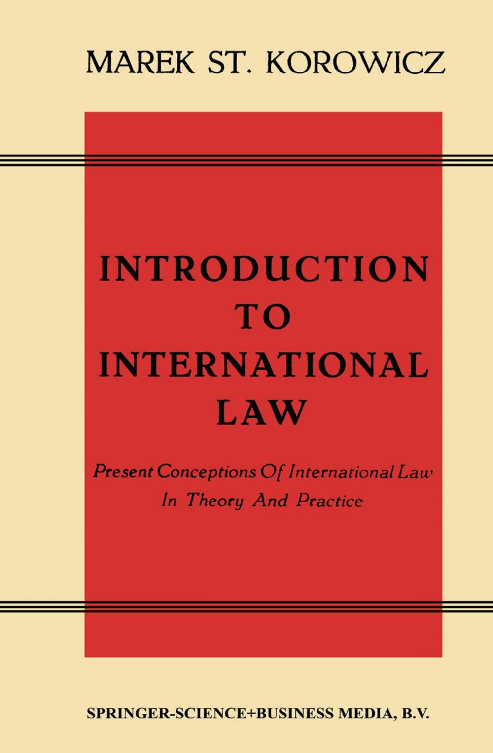 Big bigCover of Introduction to International Law