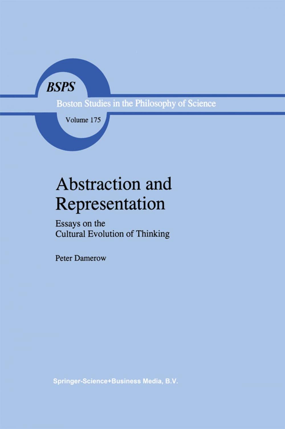 Big bigCover of Abstraction and Representation