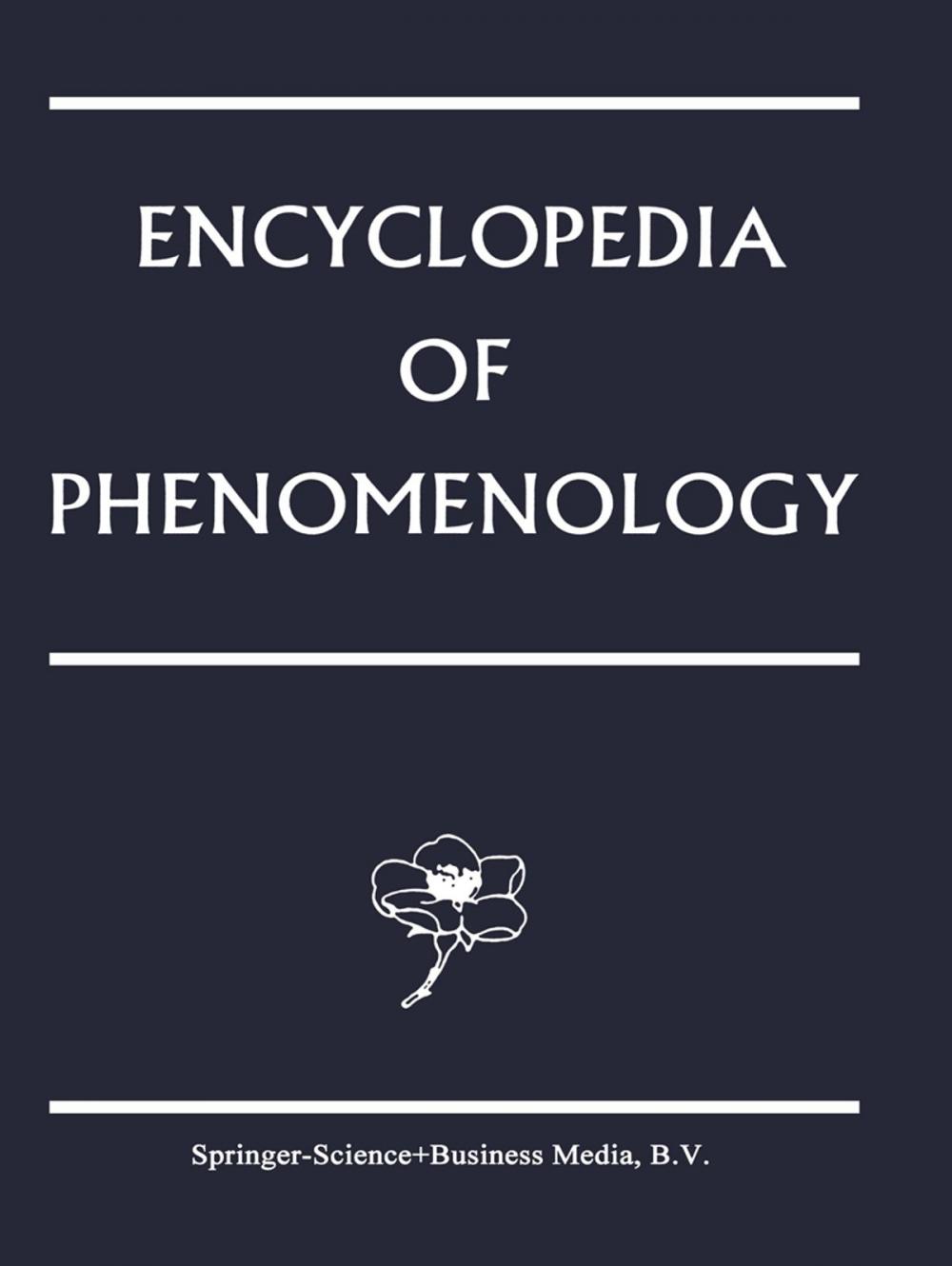 Big bigCover of Encyclopedia of Phenomenology