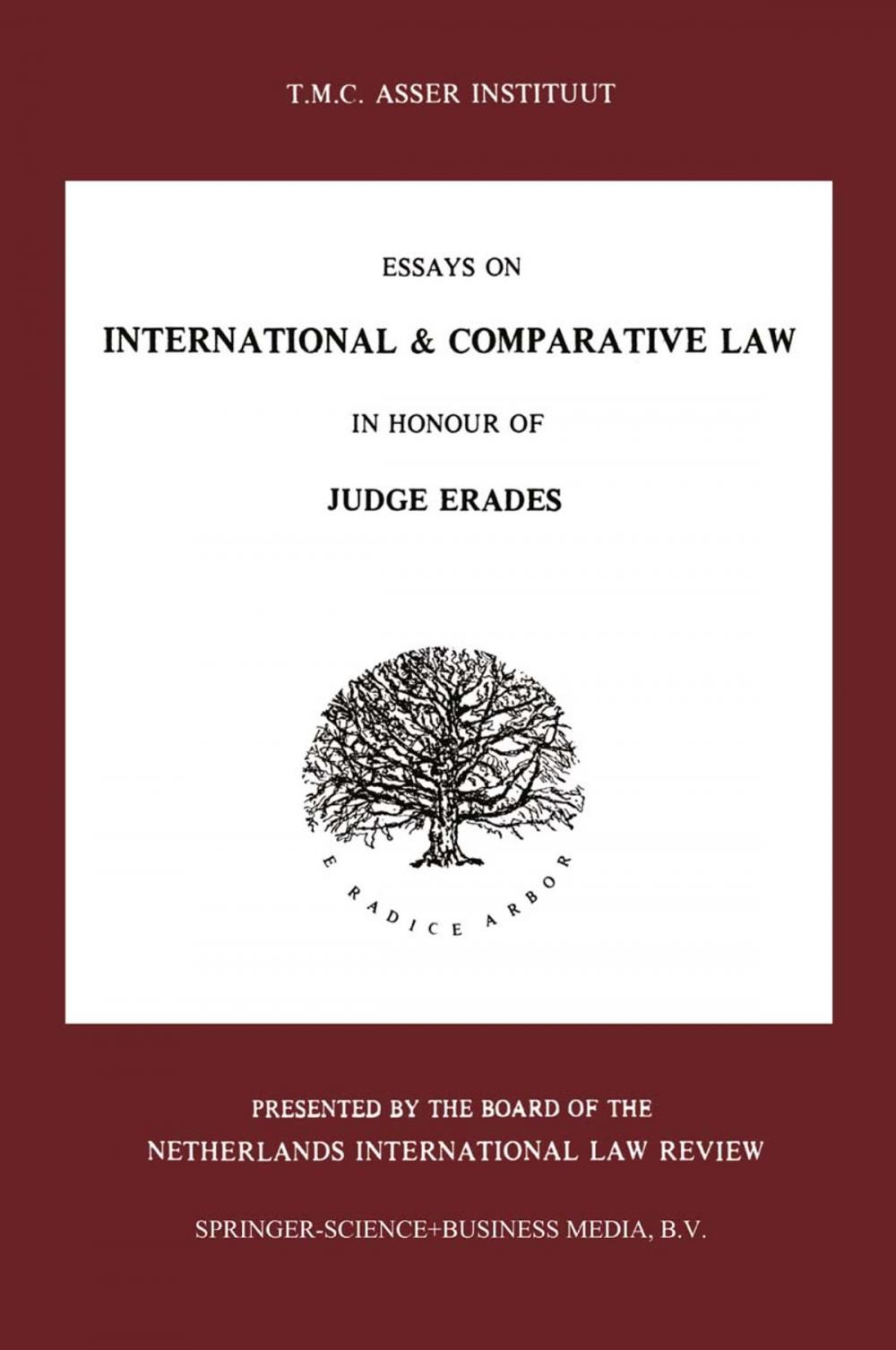 Big bigCover of Essays on International & Comparative Law