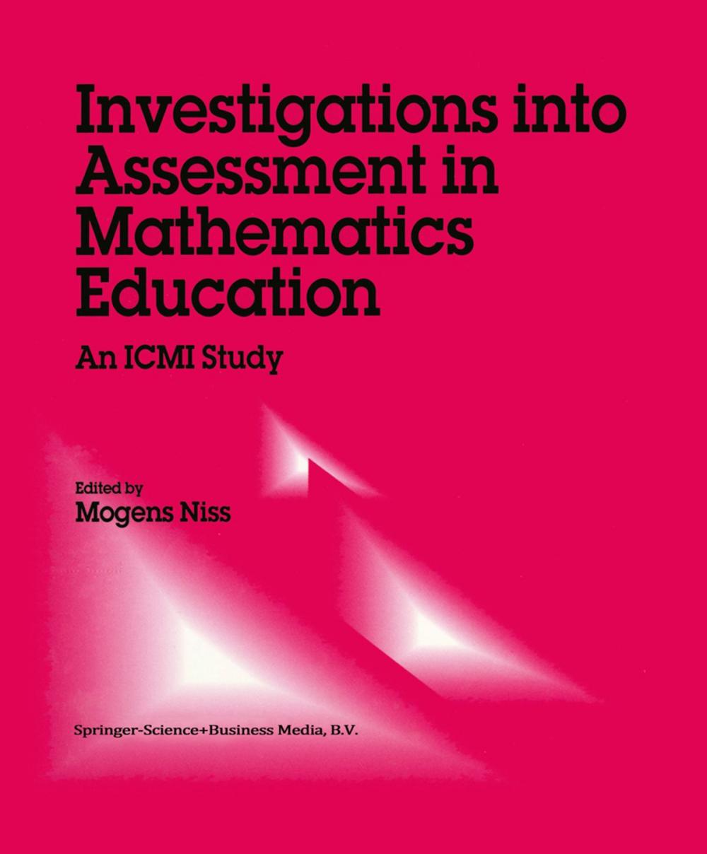 Big bigCover of Investigations into Assessment in Mathematics Education