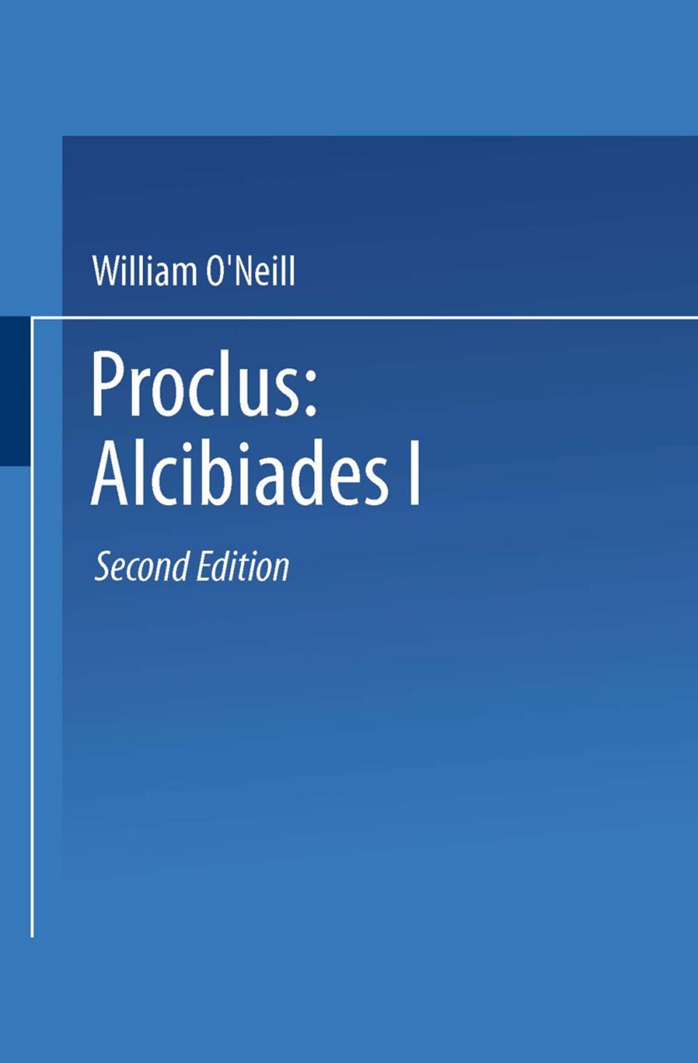 Big bigCover of Proclus: Alcibiades I