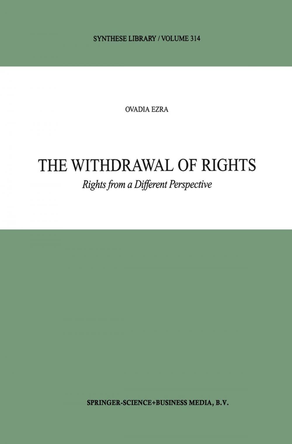 Big bigCover of The Withdrawal of Rights