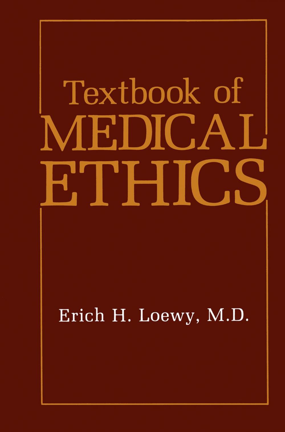 Big bigCover of Textbook of Medical Ethics