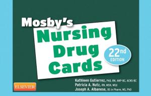 Cover of the book Mosby's Nursing Drug Cards by James Jim Barker, MD CPE FACP FCCP