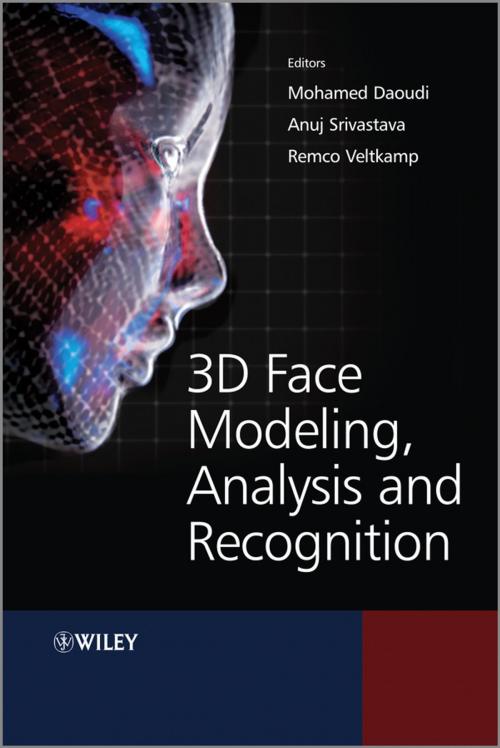 Cover of the book 3D Face Modeling, Analysis and Recognition by Mohamed Daoudi, Anuj Srivastava, Remco Veltkamp, Wiley