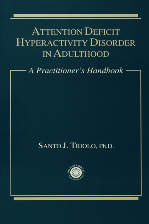 Cover of the book Attention Deficit by Santo J. Triolo, Taylor and Francis