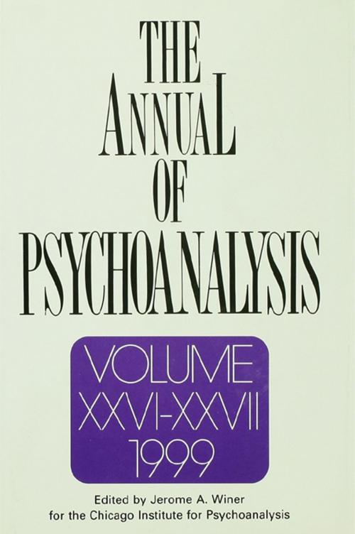 Cover of the book The Annual of Psychoanalysis, V. 26/27 by , Taylor and Francis