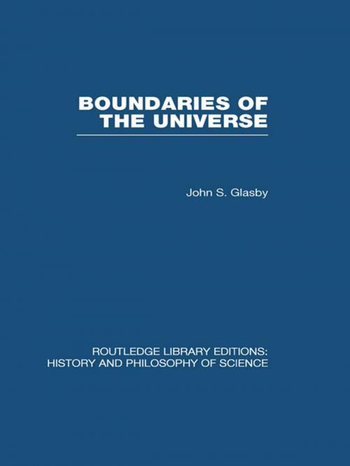 Cover of the book Boundaries of the Universe by John S Glasby, Taylor and Francis
