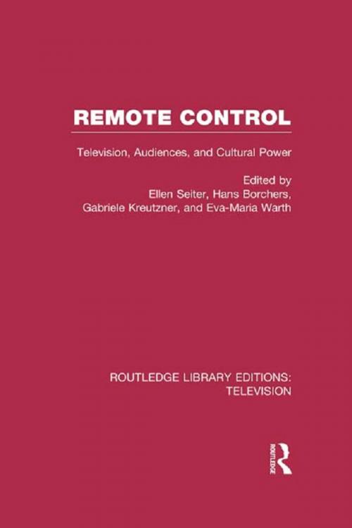 Cover of the book Remote Control by , Taylor and Francis