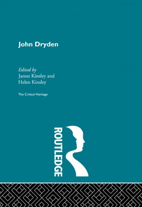 Cover of the book John Dryden by , Taylor and Francis