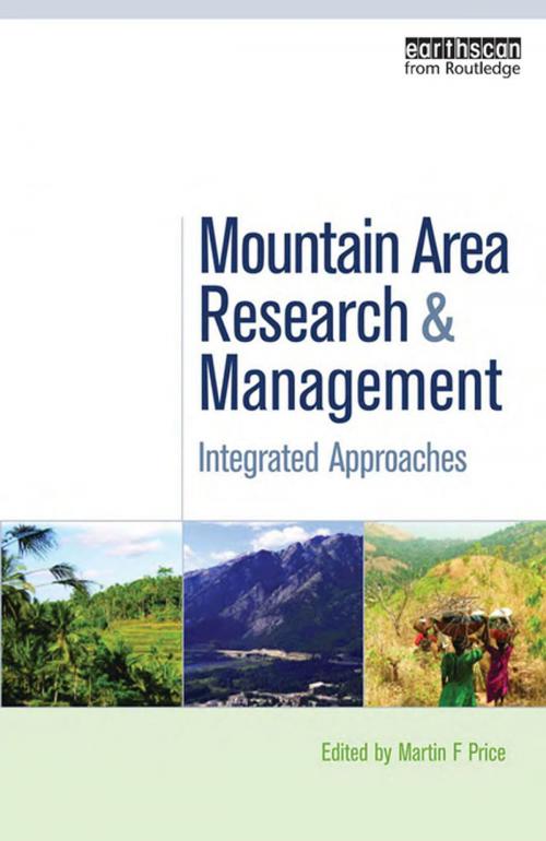 Cover of the book Mountain Area Research and Management by , Taylor and Francis