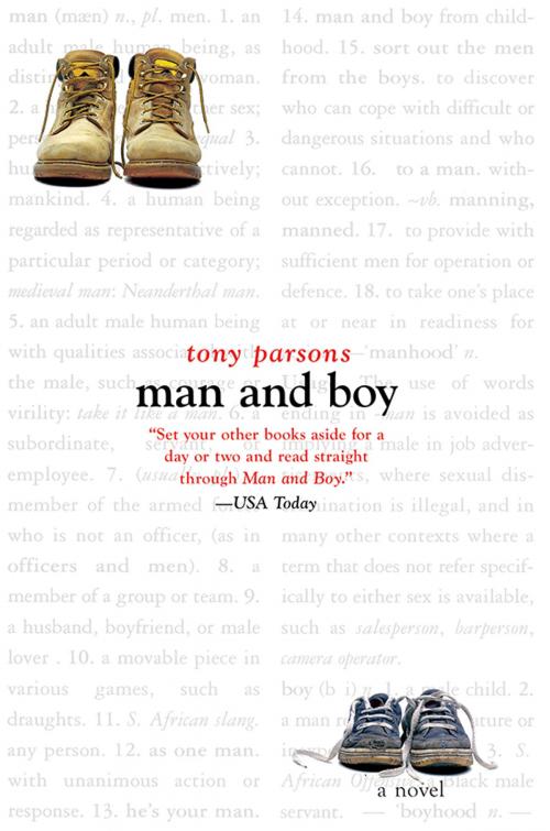 Cover of the book Man and Boy by Tony Parsons, Sourcebooks