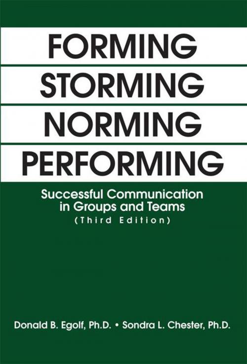 Cover of the book Forming Storming Norming Performing by Donald B. Egolf, iUniverse