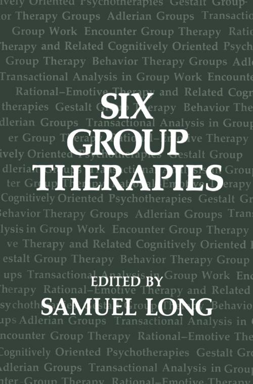 Cover of the book Six Group Therapies by , Springer US