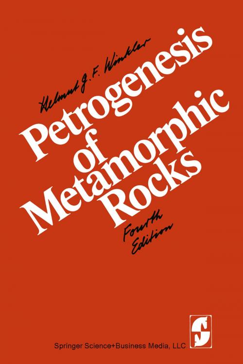 Cover of the book Petrogenesis of Metamorphic Rocks by H.G.F. Winkler, Springer Berlin Heidelberg