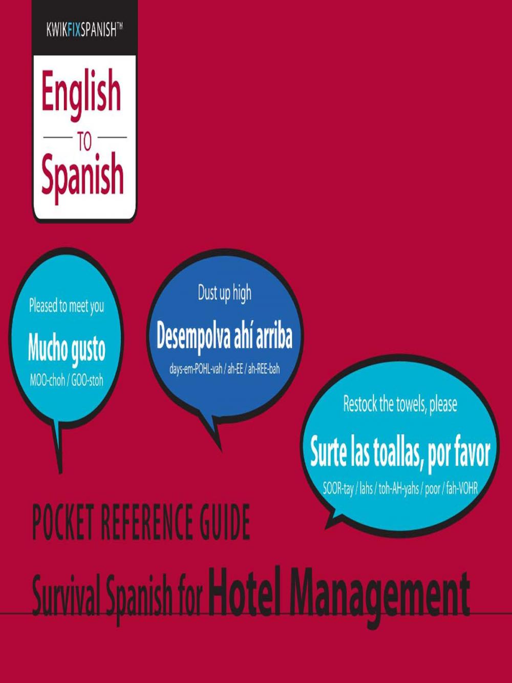 Big bigCover of Survival Spanish for Hotel Management
